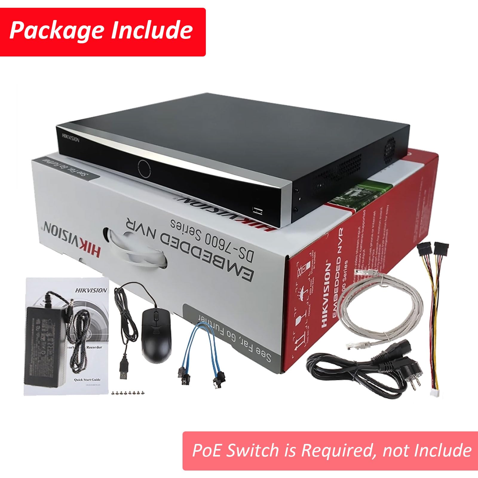 HIKVISION 16 Channel 8MP 4K NVR [DS-7616NXI-K1] for IP Network
